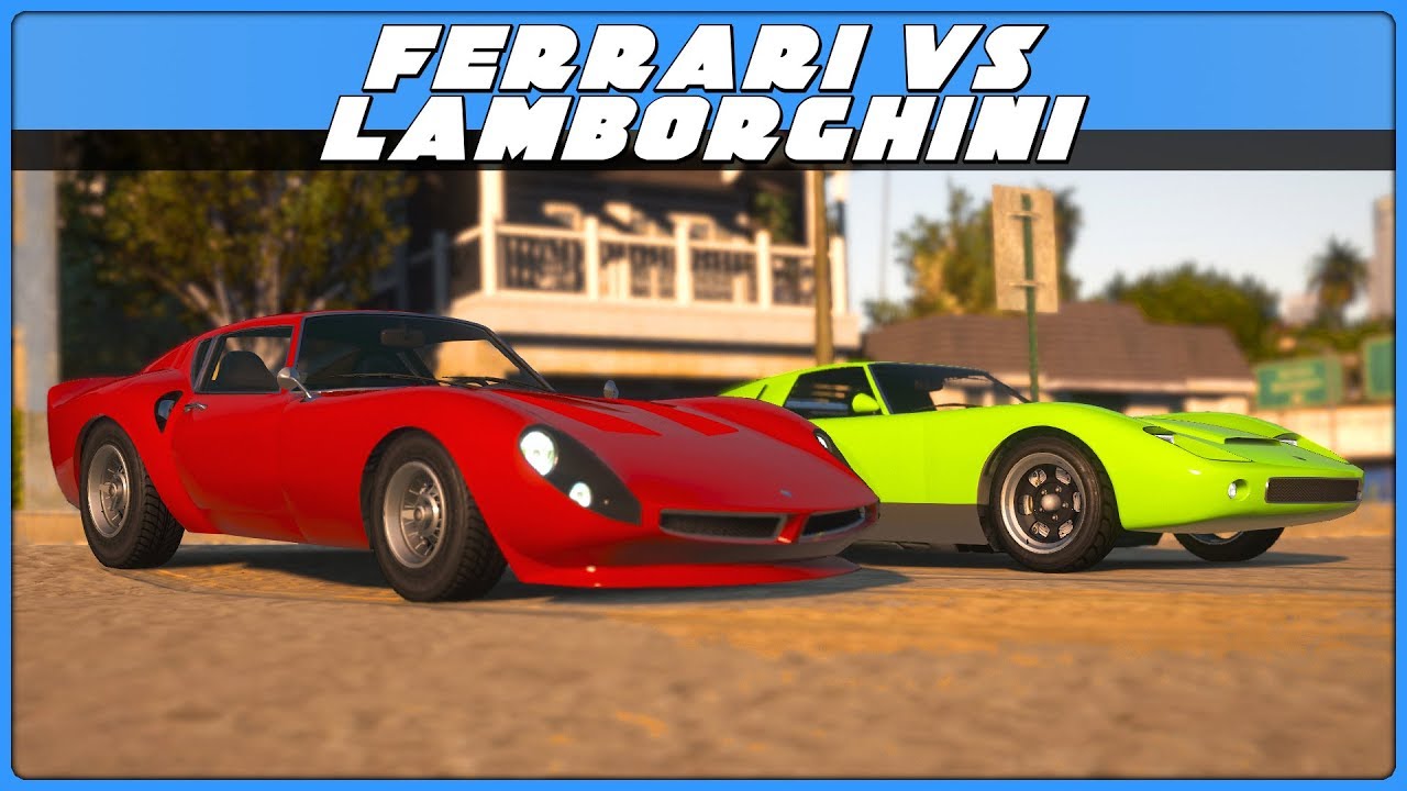 FERRARI & LAMBORGHINI (GTA 5 Online Car Meet)