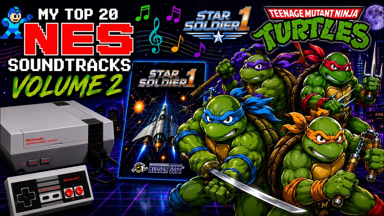 BEST Ever NES 8-bit Nintendo Soundtracks My Top 20 picks Part II