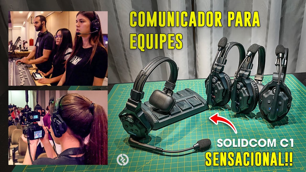 COMUNICADOR SEM FIO PARA EQUIPES DE MIDIA - SOLIDICOM C1 - LANÇAMENTO HOLLYLAND