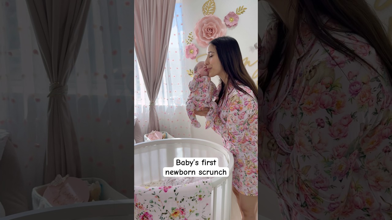 Her first newborn scrunch 🥹