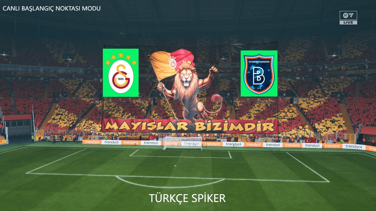 FC 26|GALATASARAY - BAŞAKŞEHİR|Süperlig 26. hafta maçı|Türkçe spiker