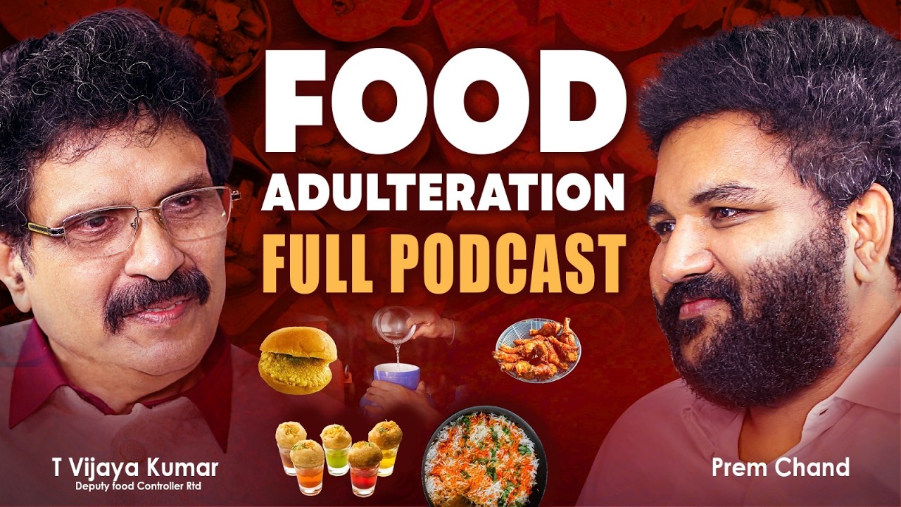 Food adulteration awareness #telugupodcast ft VIJAYAKUMAR  #foodsafety #openmicwithprem