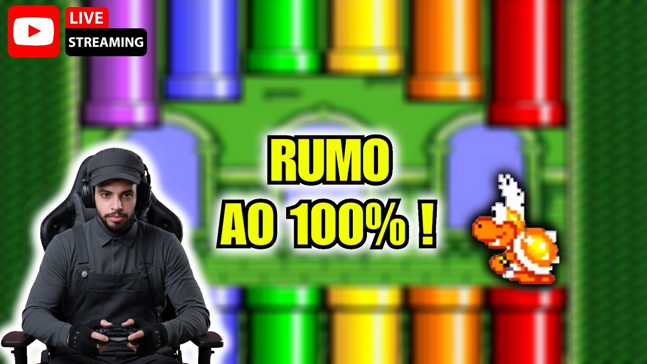 A SAGA CONTINUA! 🍄 Super Mario World: Lost Paths (Parte 2) - Ao Vivo