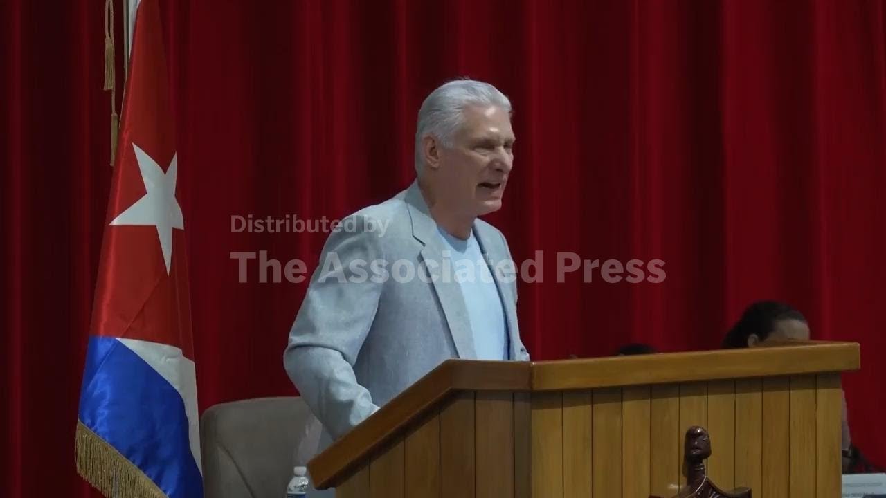 President D&iacute;az-Canel says Cuba's leadership is united and island is prepared to defend itself
