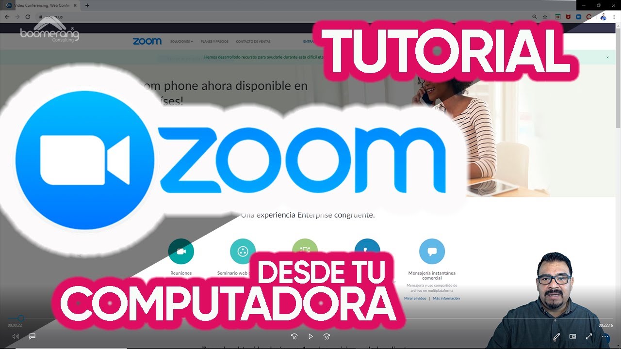 Aprende a usar la plataforma Zoom  desde tu Computadora  - Hector Castillo