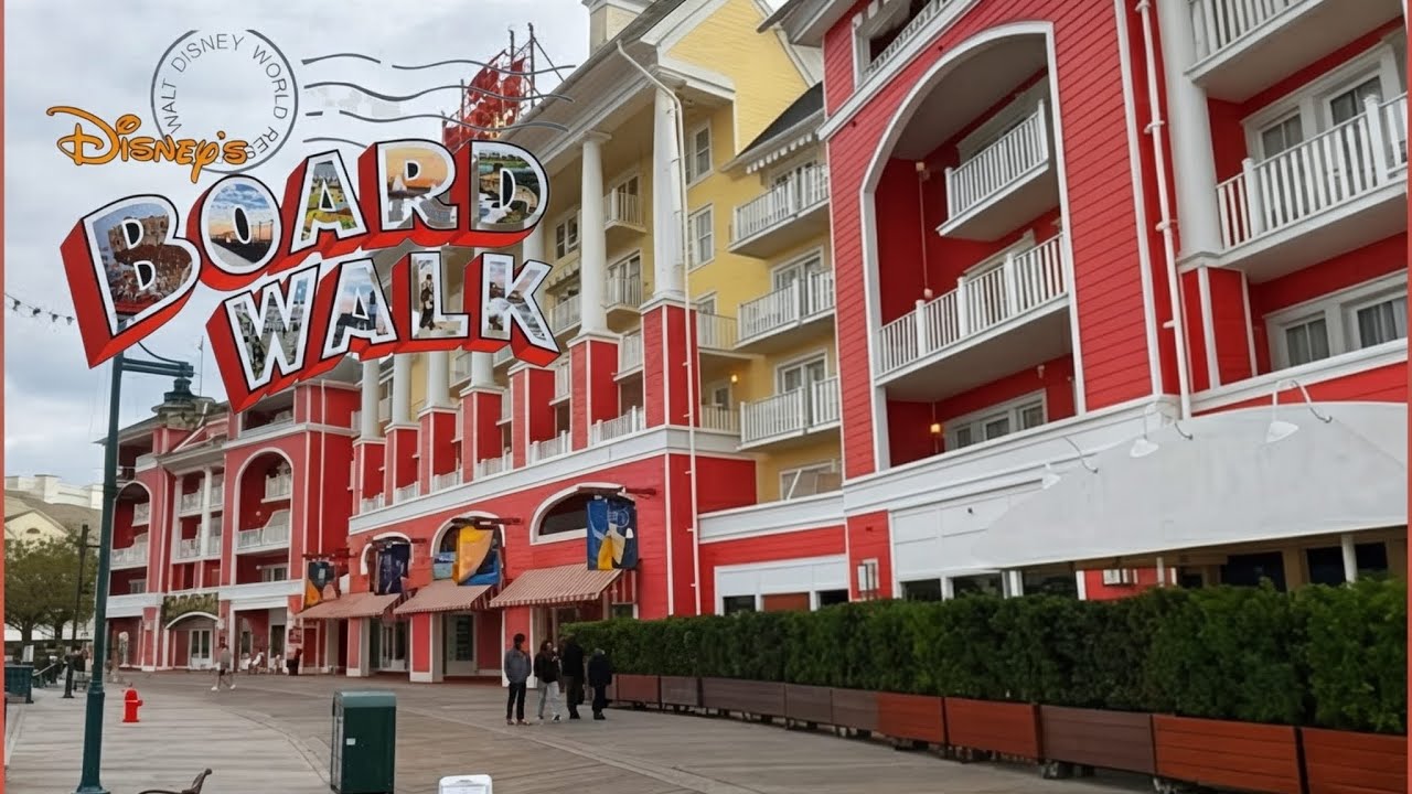 Entering Disney's Boardwalk  full Tour 2026 | how to get to Disney's Boardwalk