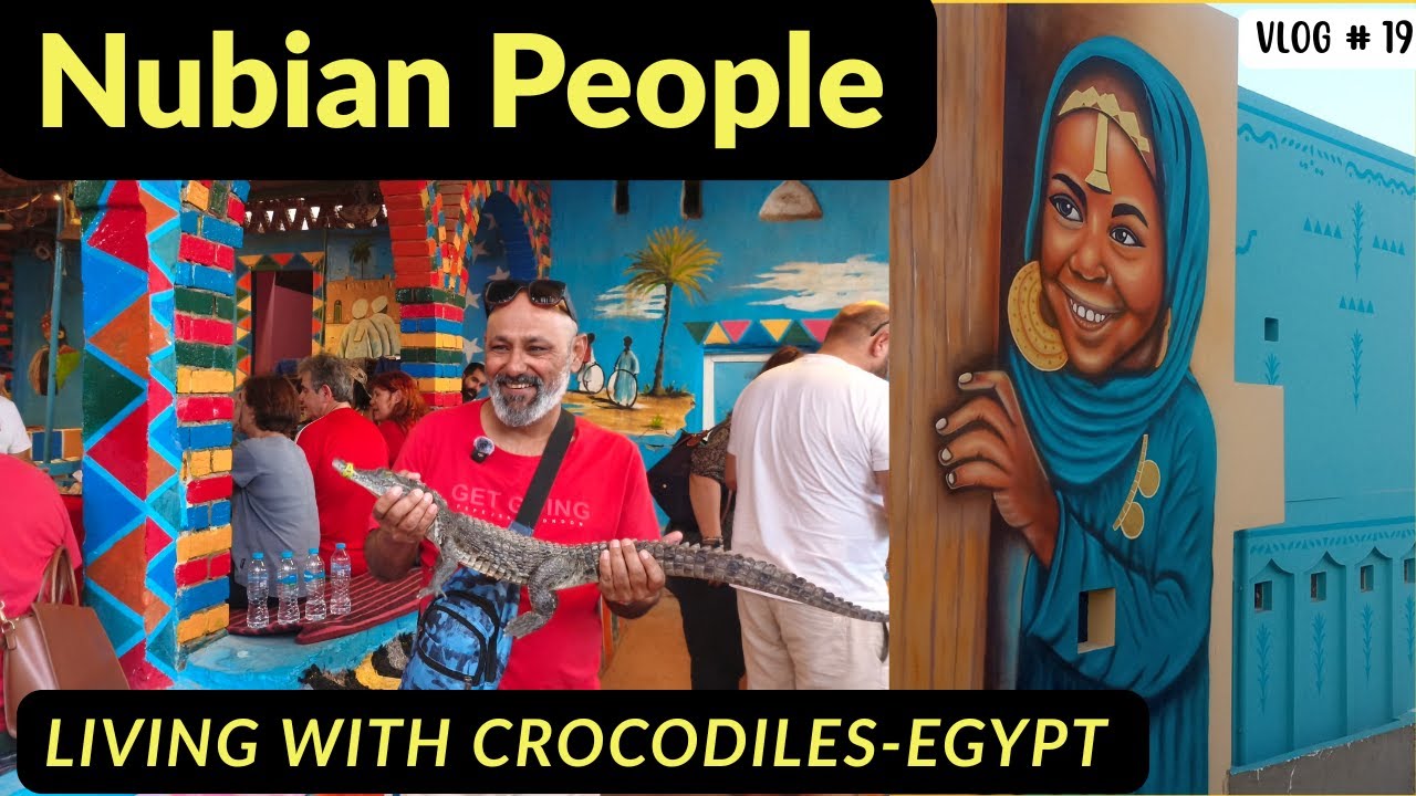Nubian People living with Crocodiles-Egypt  #egypt #nubian #crocodile
