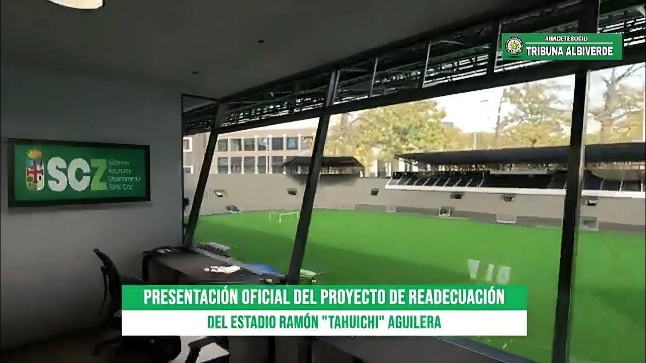 Así quedará remodelado el nuevo estadio Tahuichi Aguilera Costas de Santa Cruz.