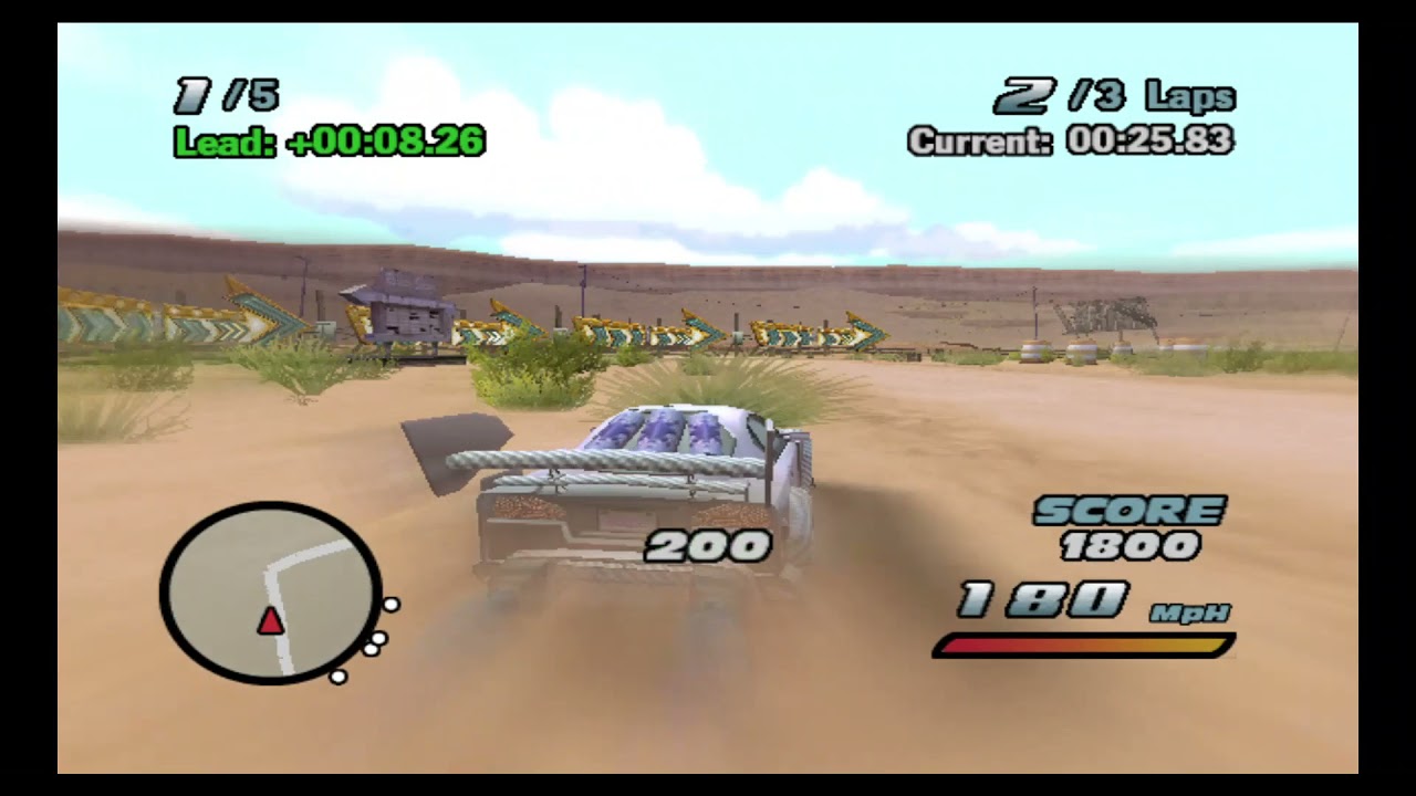 Cars: The Video Game (Dolphin Emulator) - Playable Boost Gameplay