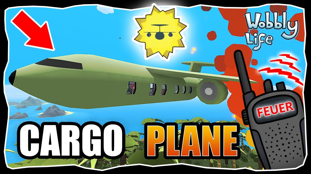 WIR RETTEN DIE INSEL MIT NEUEM FLUGZEUG! 💛 #wobblylife #story #secret FLY WITH CARGO PLANE!