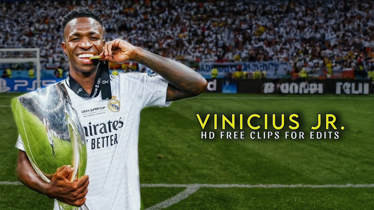 Vinicius Jr HD Clips For Edits &bull; Free Scene Pack + Celebrations No Watermark 1080p | D74 Edits