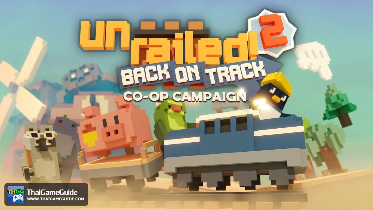 Co-op Funny Action Casual : Unrailed 2: Back on Track (Beta) | Online Co-op Campaign ~ Full Gameplay