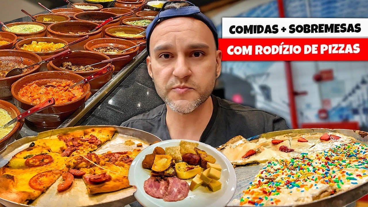 COMIDAS, RODÍZIO DE PIZZAS E SOBREMESAS POR R$29,90 EM SÃO PAULO