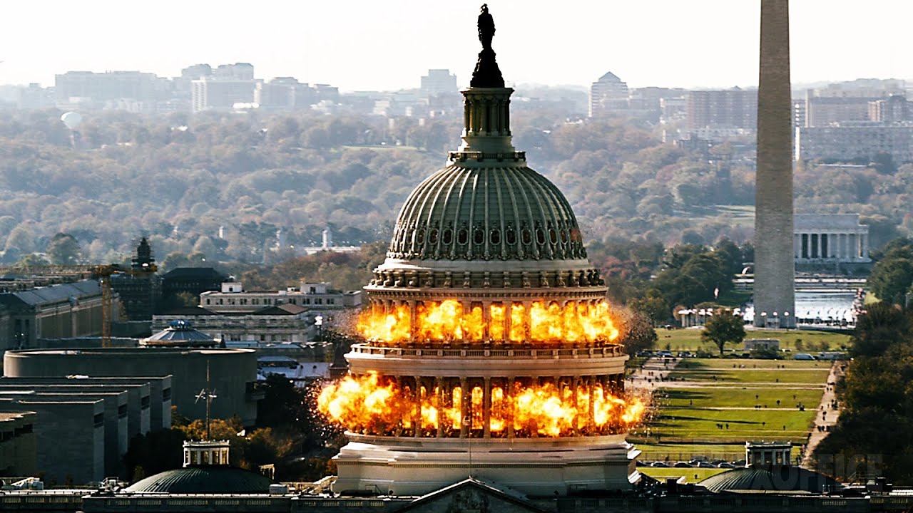 La explosión del Capitolio | La caída de la Casa Blanca | Clip en Español