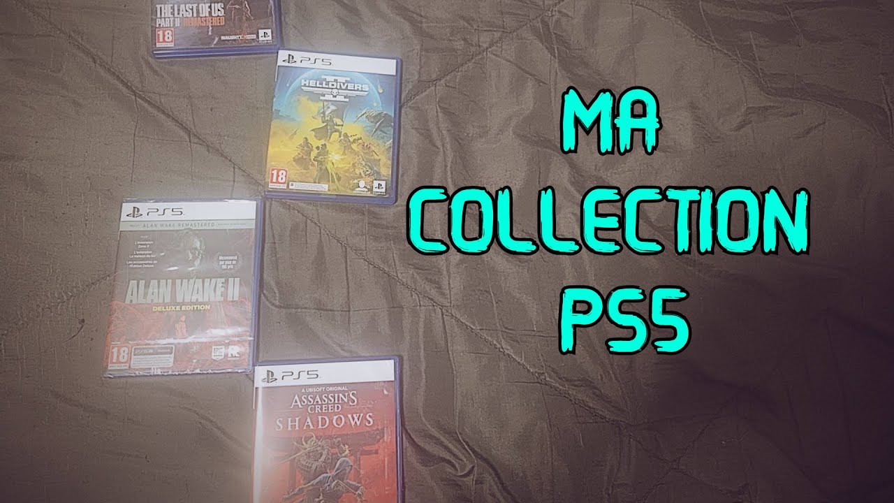Ma Collection PS5 ( 51 Jeux )