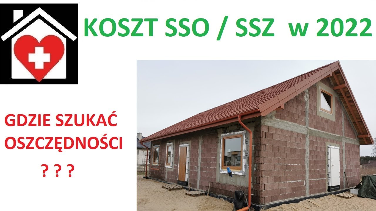 KOSZT BUDOWY SSO SSZ w 2022 -125m2 dom parterowy