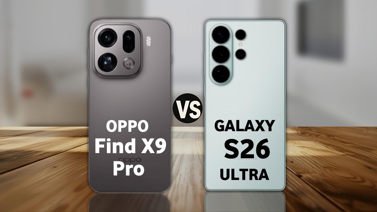 OPPO Find x9 Pro Vs Samsung Galaxy S26 Ultra Comparison 