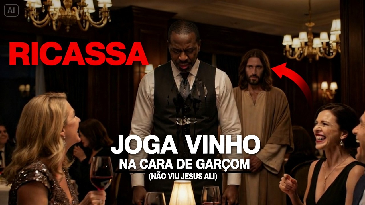 RICOS HUMILHAM GARÇOM… MAS NÃO VIRAM JESUS ALI | História Forte de Queda e Perdão