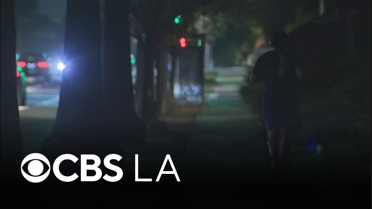 Copper thieves cut the street lights along LA's Miracle Mile