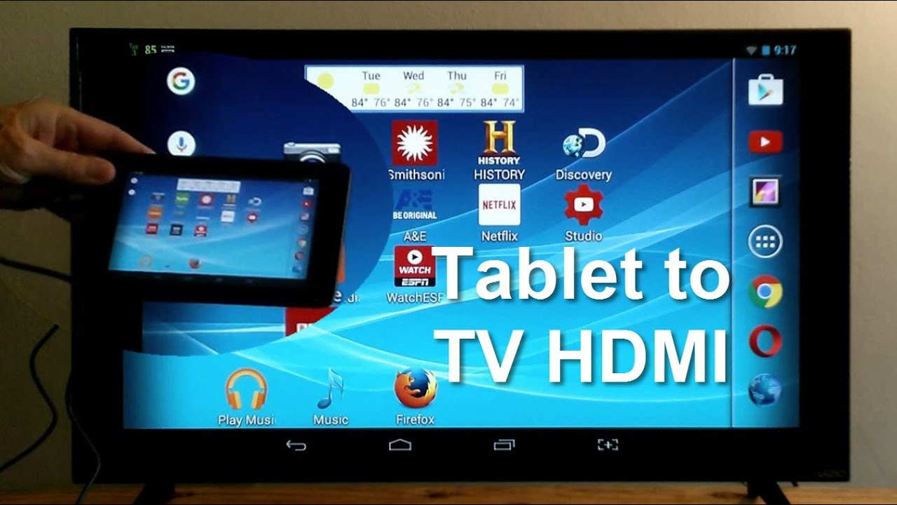Как подключить планшет к телевизору через HDMI &mdash; просто и весело!!!