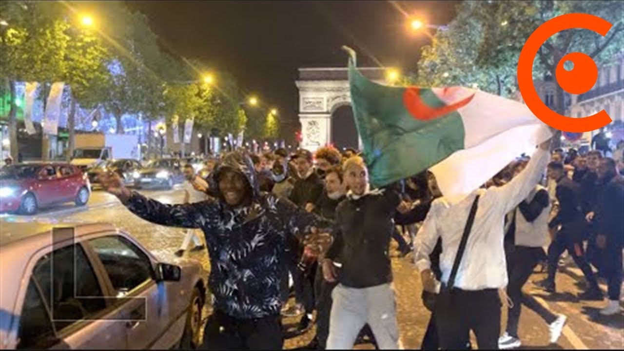 Euro 2020 / France-Portugal : fête sur les Champs-Élysées (23/24 juin 2021, Paris) [4K]