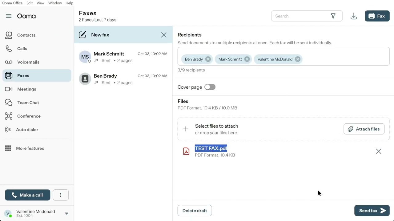 9. Ooma Office Tutorial - Faxes Module