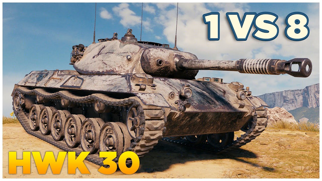 HWK 30 • 7.4К УРОНА • 12 ФРАГОВ • WoT Gameplay