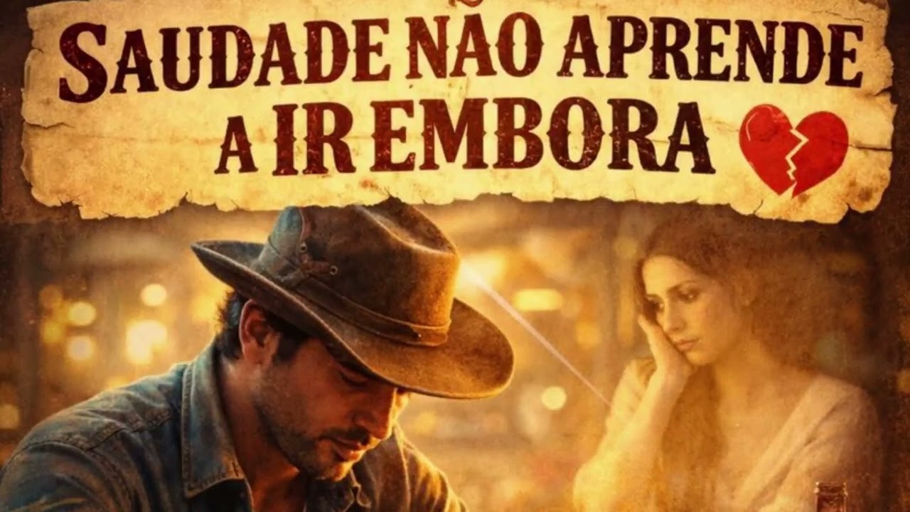 SAUDADE NÃO APRENDE A IR EMBORA