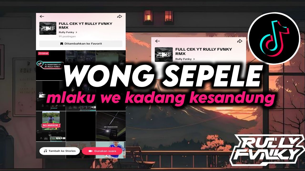 DJ WONG SEPELE BY RULLY FVNKY VIRAL FYP TIKTOK TERBARU 2025