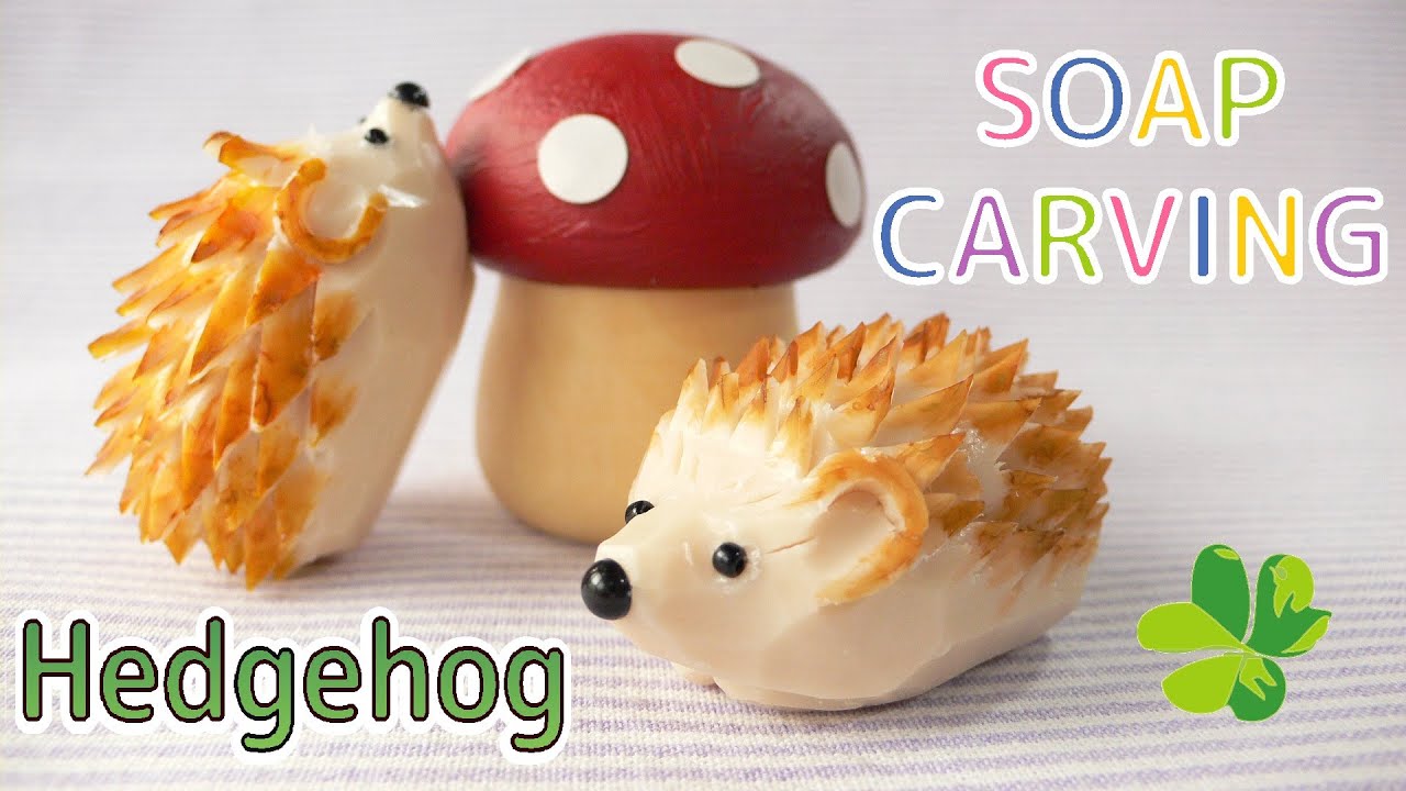 SOAP CARVING | Easy | Hedgehog | How to make |