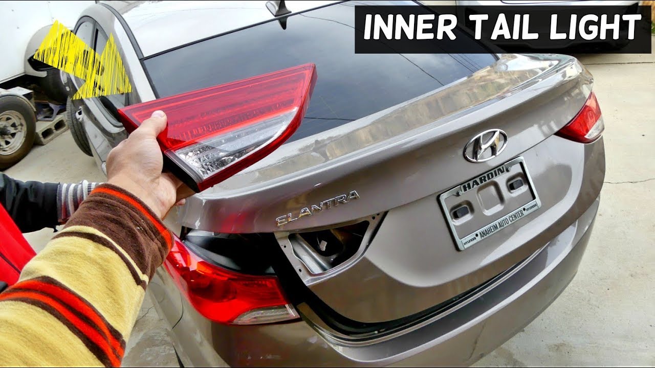 HOW TO REMOVE AND REPLACE INNER TAIL LIGHT ON HYUNDAI ELANTRA