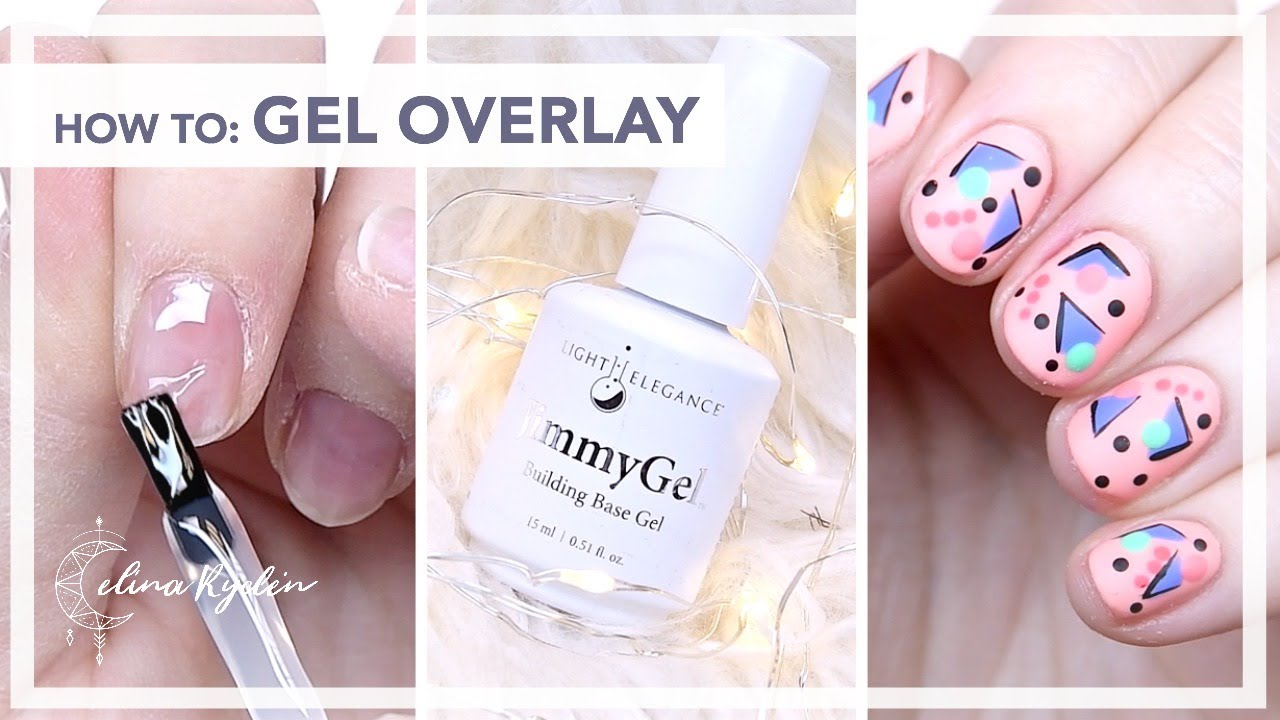 TUTORIAL | HOW TO DO A GEL OVERLAY USING LIGHT ELEGANCE JIMMYGEL | SOAK OFF BUILDER GEL IN A BOTTLE