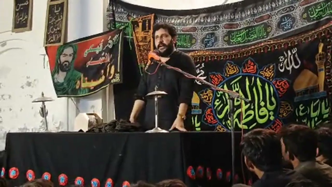 New  Majlis Aza 25 Muharram 2024 | Zakir Syed Murtaza Ashiq Shah | Live Mazhar Hussain Saqib ||