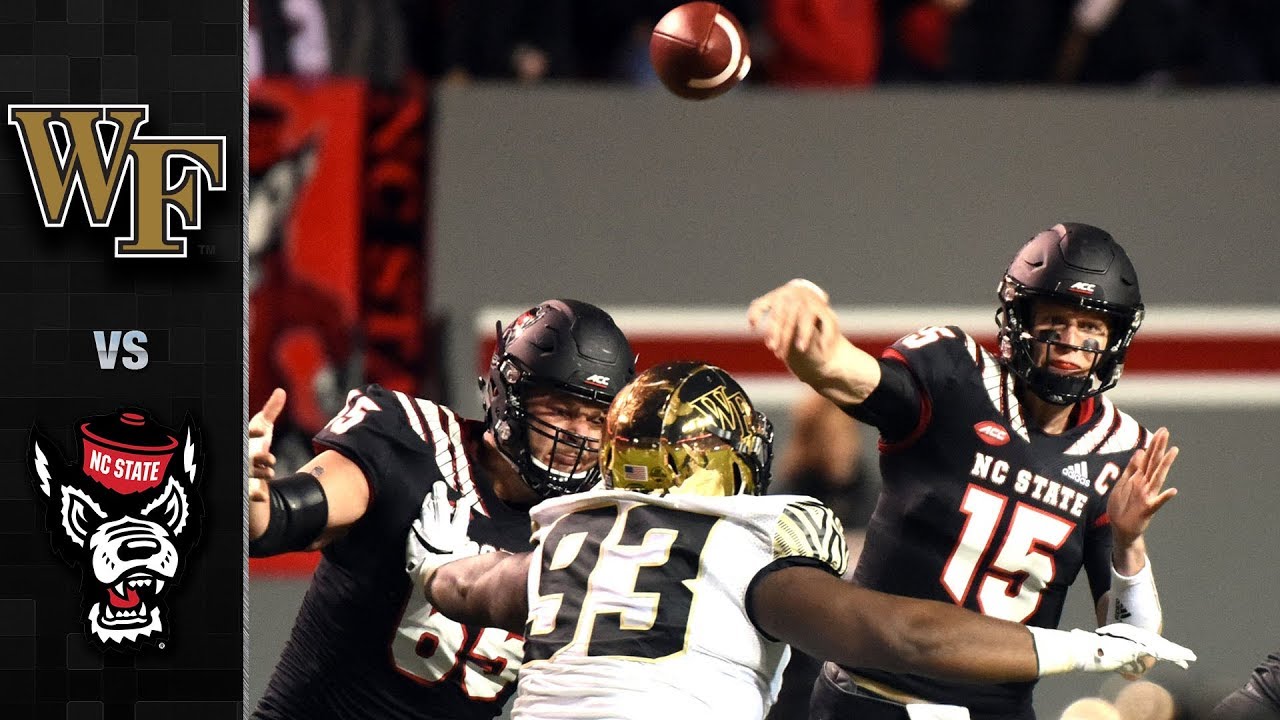 Wake Forest vs NC State Football Highlights (2018)