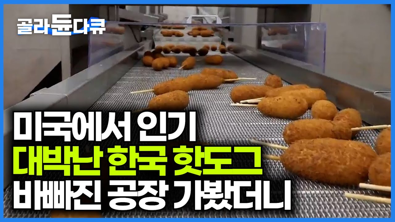 미국인들 입맛 사로 잡은 K-핫도그. 하루 3만 5천개 만들어도 품절된다길래 찾아가봤더니｜극한직업｜#골라듄다큐