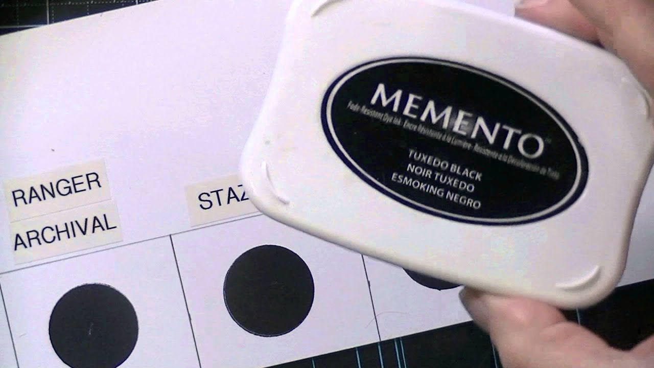 Black Ink Pad Comparison/Demonstration Video