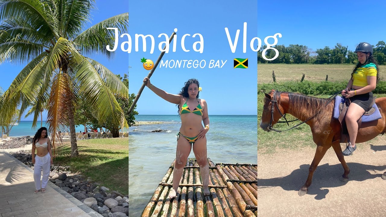 JAMAICA VLOG 🌺 Riu Montego Bay Resort, Ziplining, Horseback Riding & Tropical Fun