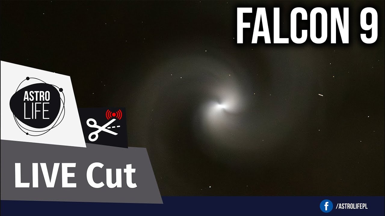 Falcon 9 nad Polską. Deorbitacja.  (26 sierpnia 2025 r. - fragment LIVE z Patronami)