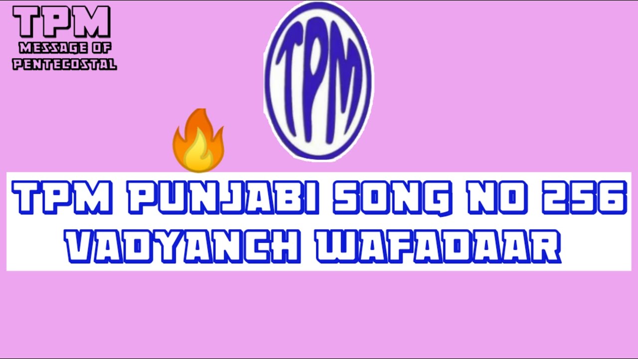TPM Punjabi Song no 256 Vadyanch Wafadaar🔥