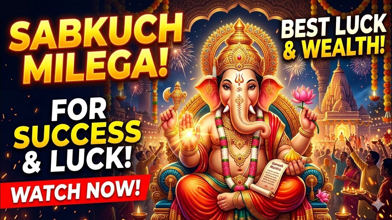  श्री गणेश वंदना: प्रथम सुमिरन तेरा करते | Shri Ganesh Vandana 2026 | New Ganesh Bhajan #bhaktisagar