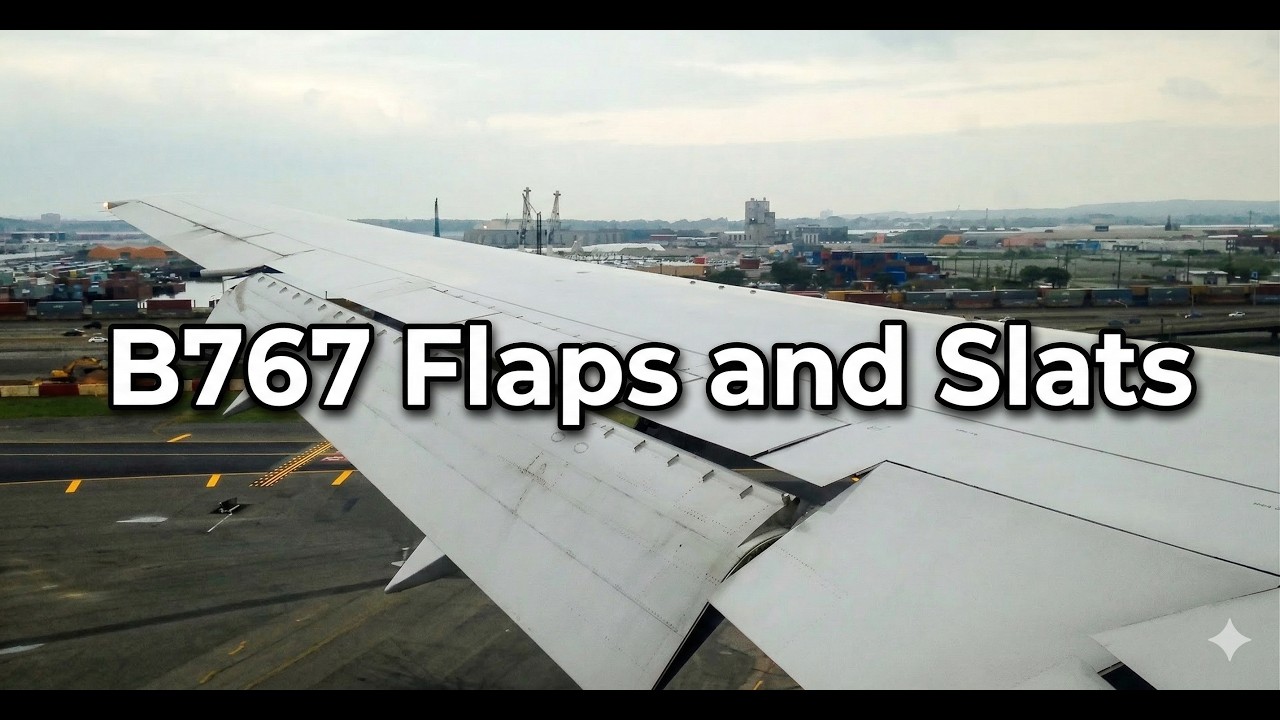 B767 Flap Controls - Flaps and Slats