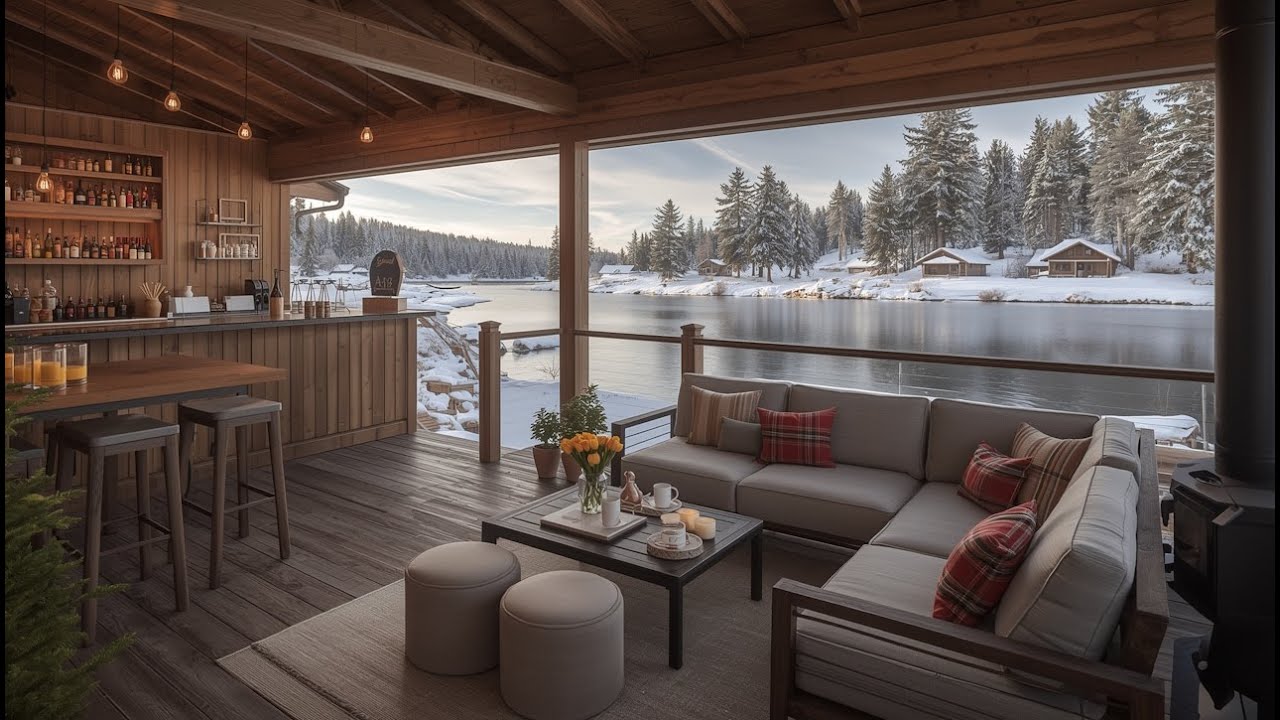 Study & Focus Warm Cozy February Morning ☕ Soft Snow & Smooth Jazz