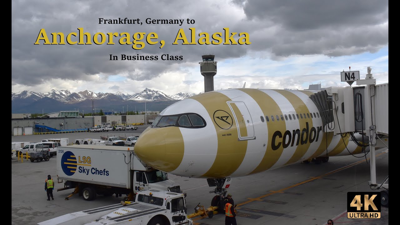 Flying with Condor to Anchorage in Business