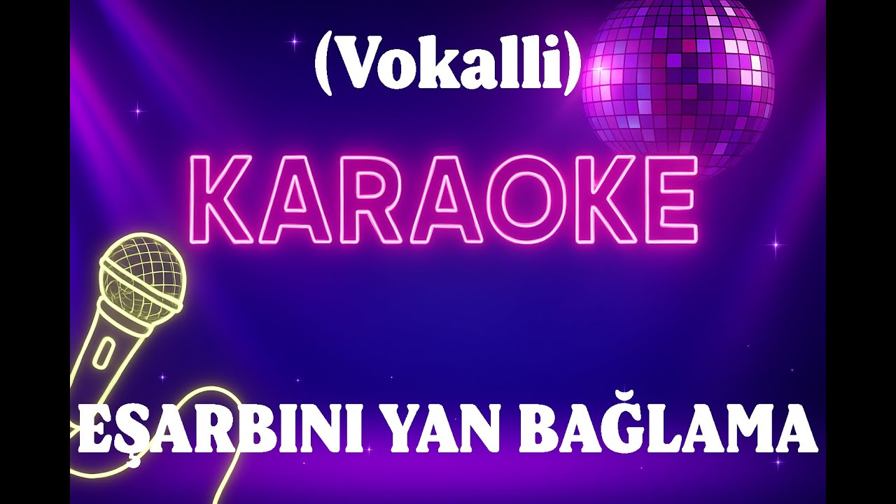 İbrahim Tatlıses - Eşarbını Yan Bağlama KARAOKE (Vokalli)