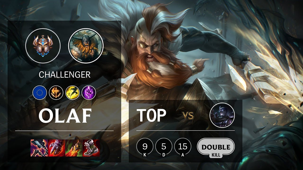 Olaf Top vs Shen - EUW Challenger Patch 11.17