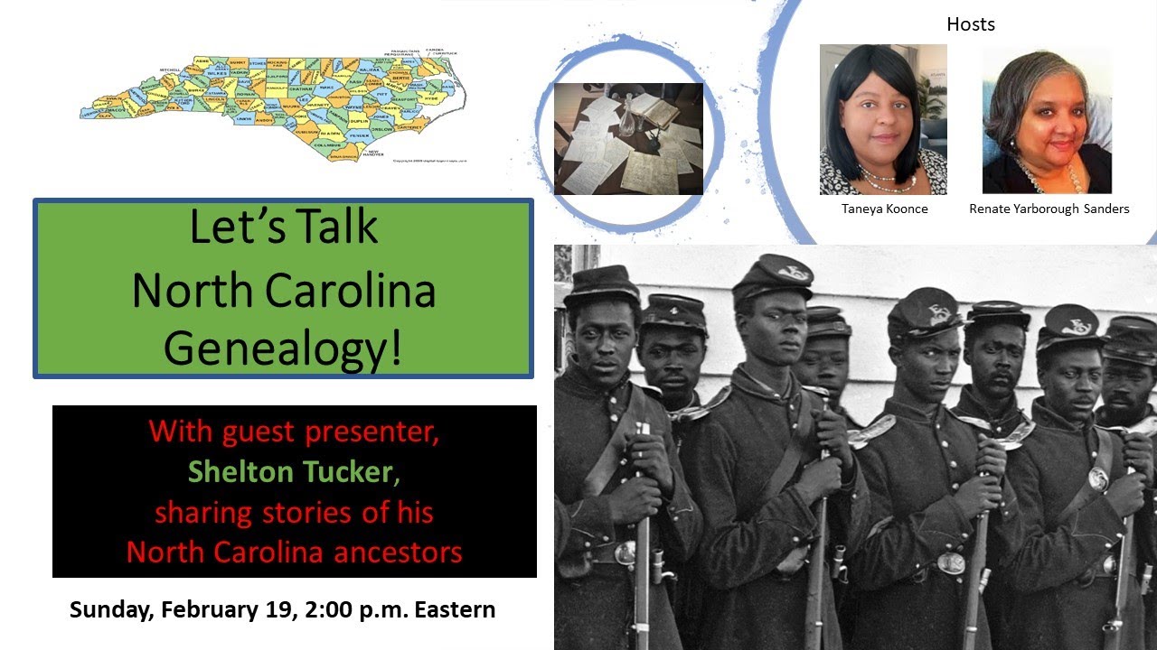 Let's Talk North Carolina Genealogy - Season 3: Episode 6 - Shelton Tucker