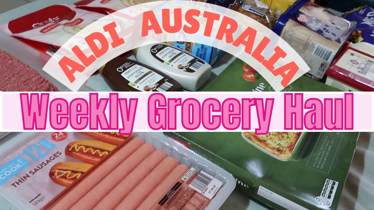 ALDI HAUL AUSTRALIA | GROCERY HAUL | HOMEMAKING WITH HAMPTON NOTE