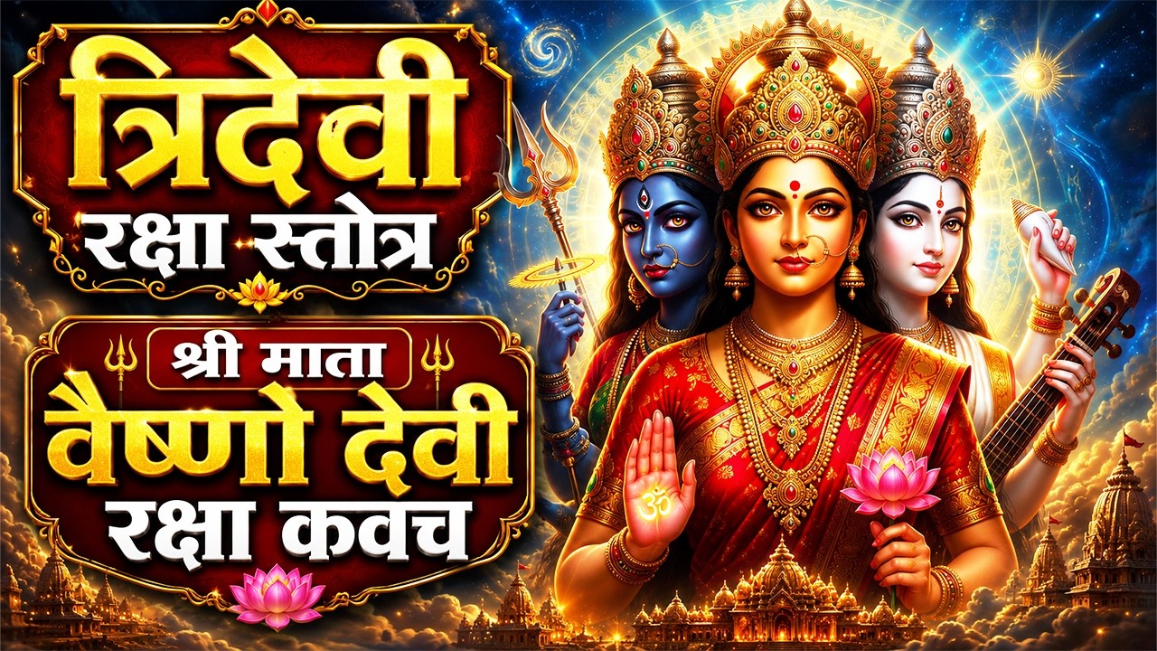 श्री माता वैष्णो देवी रक्षा कवच | त्रिदेवी रक्षा स्तोत्र | Tridevi Protection Kavach