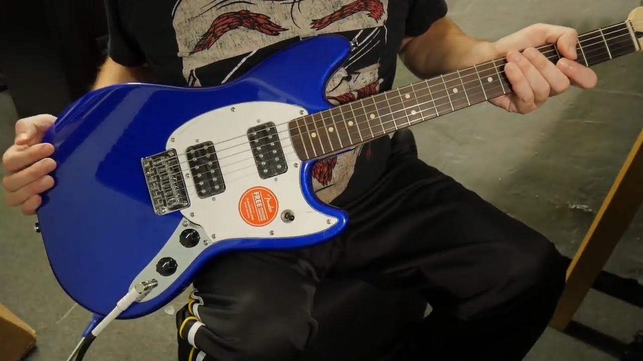 Squier By Fender Bullet Mustang HH Guitar Setup