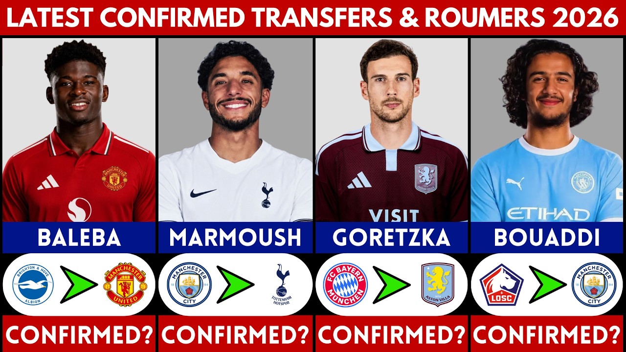 🚨 LATEST CONFIRMED TRANSFER NEWS AND RUMOURS 2026 | BOUADDI, BALEBA, MARMOUSH, GORETZKA.......